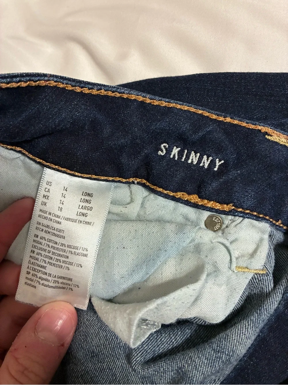 American Eagle Super Stretch Skinny Jeans | Size 14 Long